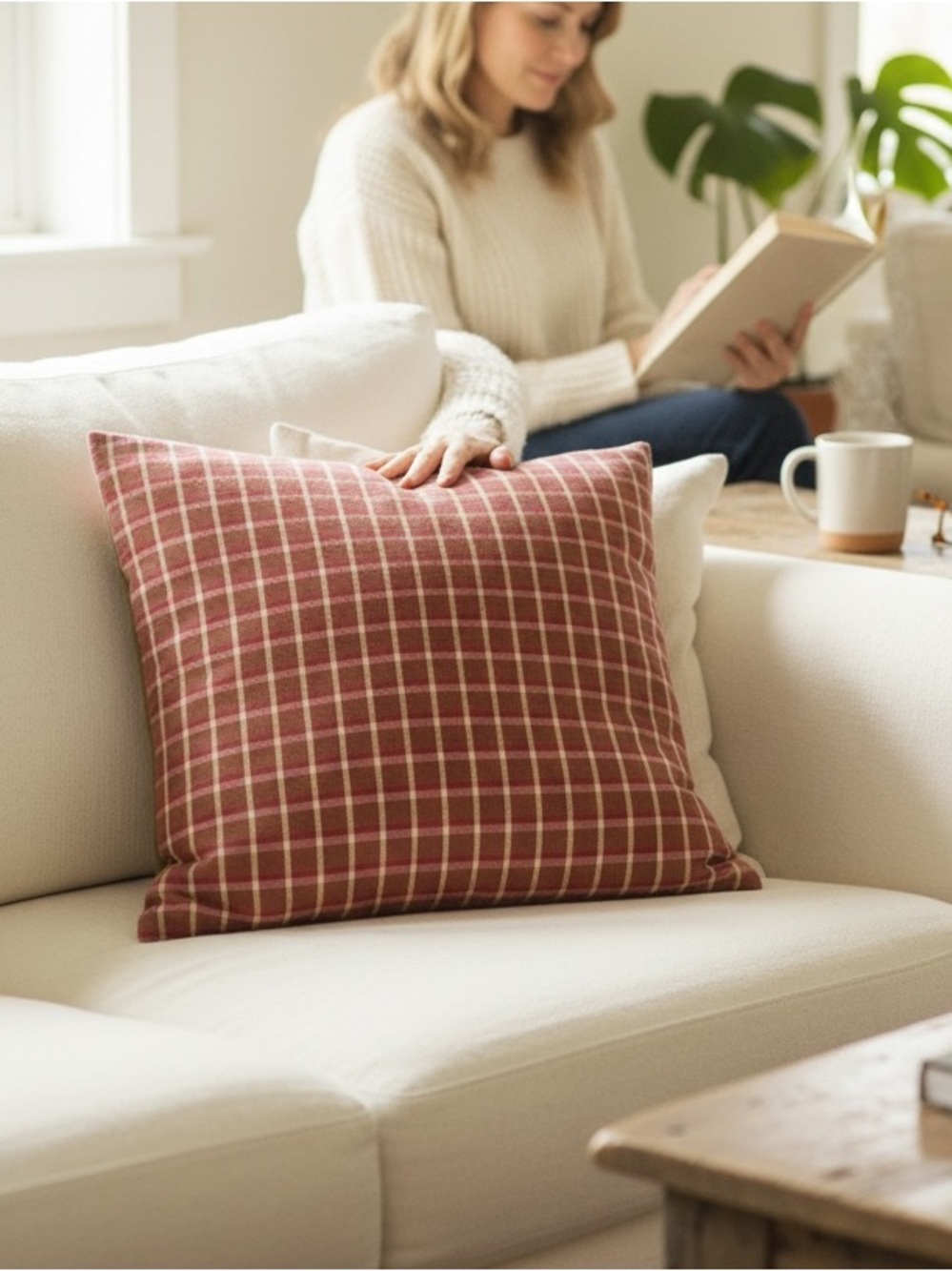 Custom Accent Pillow Cover 22” X 22”